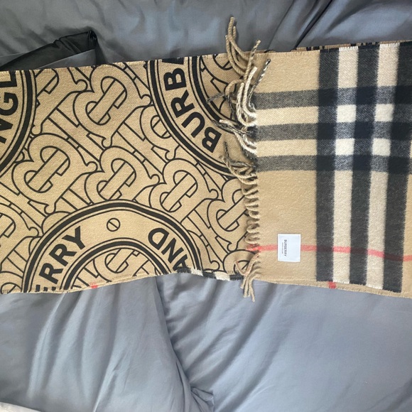 Men’s Burberry Scarf. Purchased in December of 2022. Original retail price $620 - Picture 2 of 2